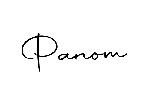 Panom stylish signature style. Best Handwritten Sign (Autography-DOLnW) for my name. Handwritten Signature Collection Ideas for my name Panom. Panom signature style 10 images and pictures png