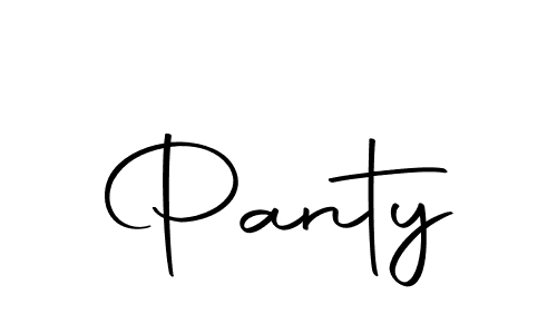 Design your own signature with our free online signature maker. With this signature software, you can create a handwritten (Autography-DOLnW) signature for name Panty. Panty signature style 10 images and pictures png