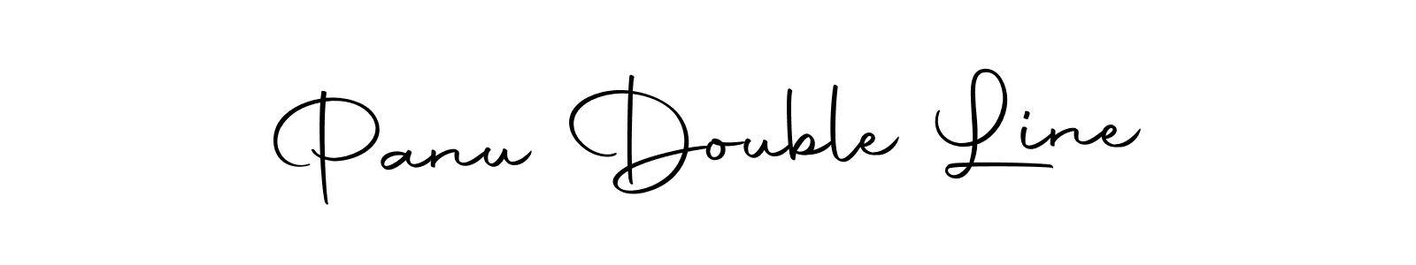 Once you've used our free online signature maker to create your best signature Autography-DOLnW style, it's time to enjoy all of the benefits that Panu Double Line name signing documents. Panu Double Line signature style 10 images and pictures png