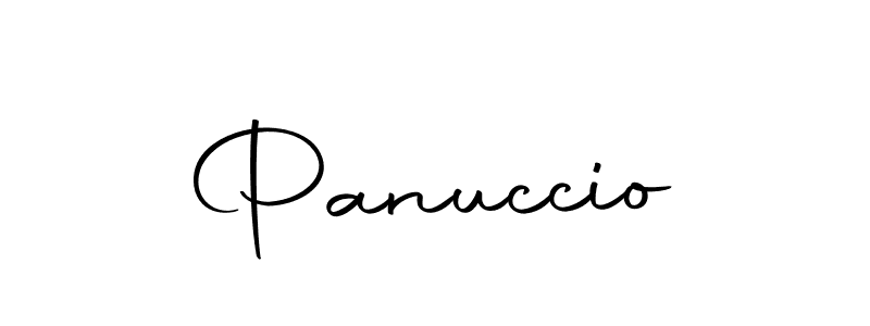 Use a signature maker to create a handwritten signature online. With this signature software, you can design (Autography-DOLnW) your own signature for name Panuccio. Panuccio signature style 10 images and pictures png