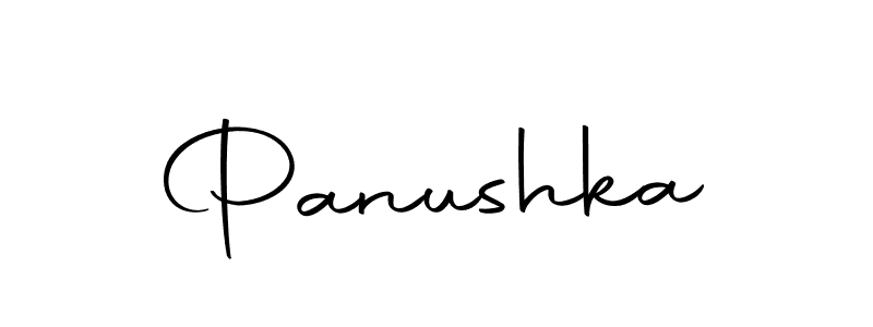 Use a signature maker to create a handwritten signature online. With this signature software, you can design (Autography-DOLnW) your own signature for name Panushka. Panushka signature style 10 images and pictures png