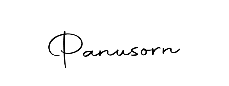 Panusorn stylish signature style. Best Handwritten Sign (Autography-DOLnW) for my name. Handwritten Signature Collection Ideas for my name Panusorn. Panusorn signature style 10 images and pictures png