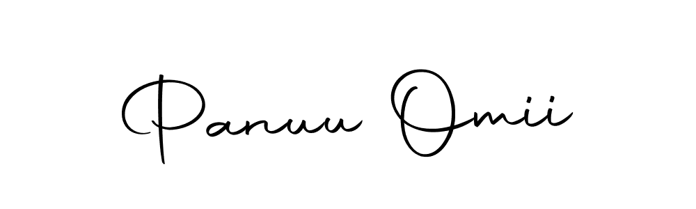 Make a beautiful signature design for name Panuu Omii. With this signature (Autography-DOLnW) style, you can create a handwritten signature for free. Panuu Omii signature style 10 images and pictures png
