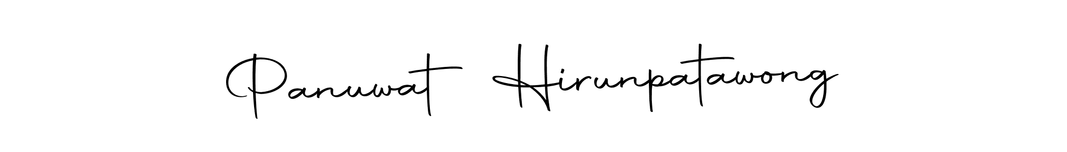 Make a beautiful signature design for name Panuwat Hirunpatawong. Use this online signature maker to create a handwritten signature for free. Panuwat Hirunpatawong signature style 10 images and pictures png