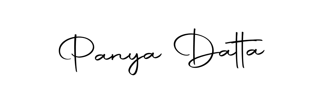 Panya Datta stylish signature style. Best Handwritten Sign (Autography-DOLnW) for my name. Handwritten Signature Collection Ideas for my name Panya Datta. Panya Datta signature style 10 images and pictures png