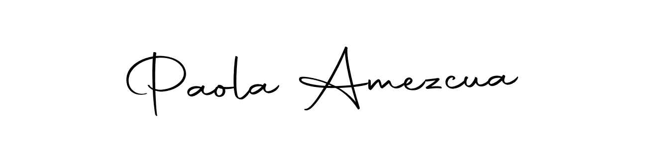 Here are the top 10 professional signature styles for the name Paola Amezcua. These are the best autograph styles you can use for your name. Paola Amezcua signature style 10 images and pictures png