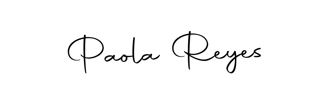 Design your own signature with our free online signature maker. With this signature software, you can create a handwritten (Autography-DOLnW) signature for name Paola Reyes. Paola Reyes signature style 10 images and pictures png