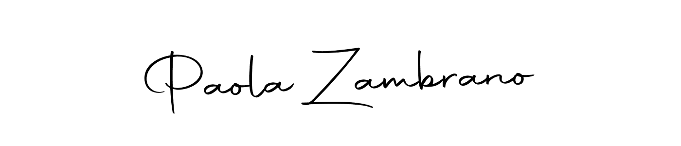 How to make Paola Zambrano signature? Autography-DOLnW is a professional autograph style. Create handwritten signature for Paola Zambrano name. Paola Zambrano signature style 10 images and pictures png