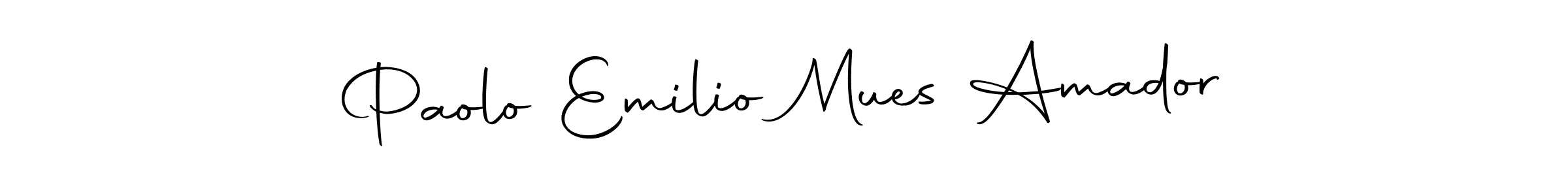 Autography-DOLnW is a professional signature style that is perfect for those who want to add a touch of class to their signature. It is also a great choice for those who want to make their signature more unique. Get Paolo Emilio Mues Amador name to fancy signature for free. Paolo Emilio Mues Amador signature style 10 images and pictures png