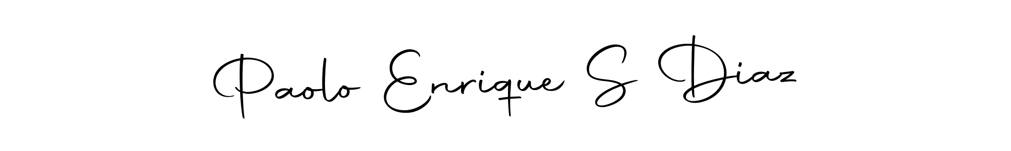 Use a signature maker to create a handwritten signature online. With this signature software, you can design (Autography-DOLnW) your own signature for name Paolo Enrique S Diaz. Paolo Enrique S Diaz signature style 10 images and pictures png