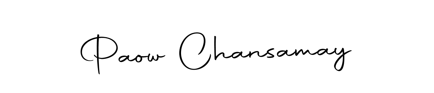 Here are the top 10 professional signature styles for the name Paow Chansamay. These are the best autograph styles you can use for your name. Paow Chansamay signature style 10 images and pictures png