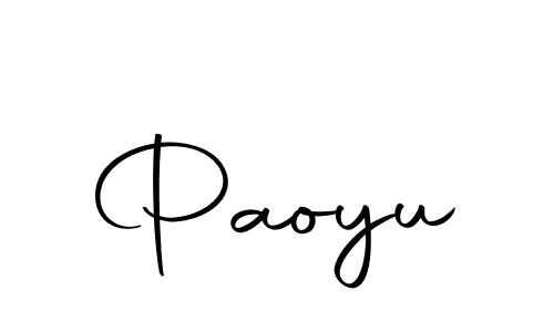 Autography-DOLnW is a professional signature style that is perfect for those who want to add a touch of class to their signature. It is also a great choice for those who want to make their signature more unique. Get Paoyu name to fancy signature for free. Paoyu signature style 10 images and pictures png