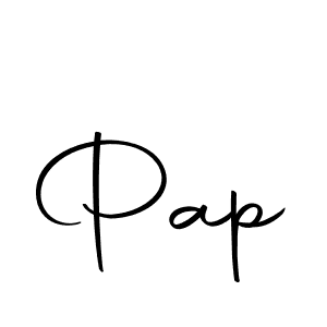 You should practise on your own different ways (Autography-DOLnW) to write your name (Pap) in signature. don't let someone else do it for you. Pap signature style 10 images and pictures png