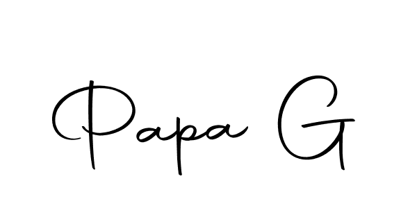 Papa G stylish signature style. Best Handwritten Sign (Autography-DOLnW) for my name. Handwritten Signature Collection Ideas for my name Papa G. Papa G signature style 10 images and pictures png