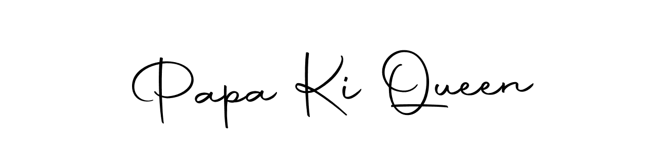 Make a beautiful signature design for name Papa Ki Queen. Use this online signature maker to create a handwritten signature for free. Papa Ki Queen signature style 10 images and pictures png