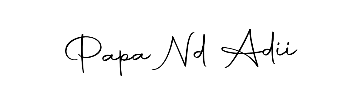 Use a signature maker to create a handwritten signature online. With this signature software, you can design (Autography-DOLnW) your own signature for name Papa Nd Adii. Papa Nd Adii signature style 10 images and pictures png