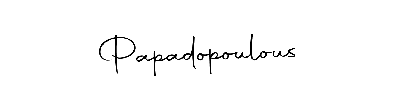 Use a signature maker to create a handwritten signature online. With this signature software, you can design (Autography-DOLnW) your own signature for name Papadopoulous. Papadopoulous signature style 10 images and pictures png