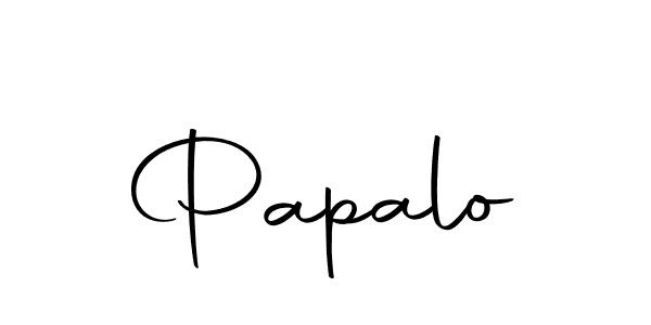 How to make Papalo signature? Autography-DOLnW is a professional autograph style. Create handwritten signature for Papalo name. Papalo signature style 10 images and pictures png