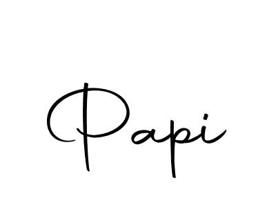 You should practise on your own different ways (Autography-DOLnW) to write your name (Papi) in signature. don't let someone else do it for you. Papi signature style 10 images and pictures png