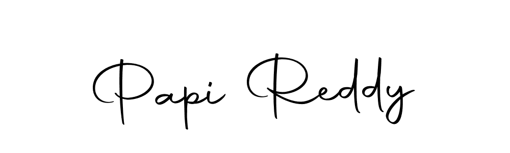 Also we have Papi Reddy name is the best signature style. Create professional handwritten signature collection using Autography-DOLnW autograph style. Papi Reddy signature style 10 images and pictures png
