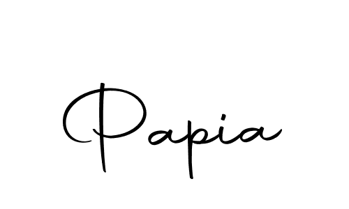 How to make Papia signature? Autography-DOLnW is a professional autograph style. Create handwritten signature for Papia name. Papia signature style 10 images and pictures png