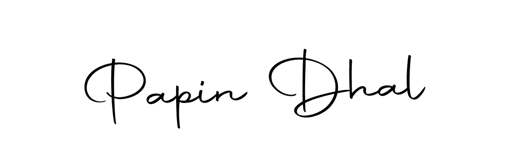 Autography-DOLnW is a professional signature style that is perfect for those who want to add a touch of class to their signature. It is also a great choice for those who want to make their signature more unique. Get Papin Dhal name to fancy signature for free. Papin Dhal signature style 10 images and pictures png