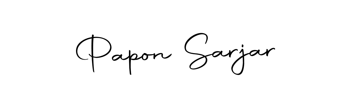 Make a short Papon Sarjar signature style. Manage your documents anywhere anytime using Autography-DOLnW. Create and add eSignatures, submit forms, share and send files easily. Papon Sarjar signature style 10 images and pictures png