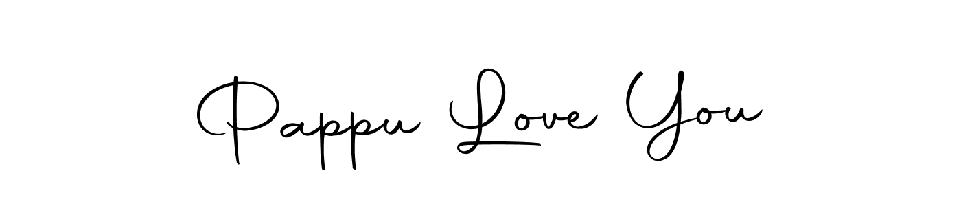 Also we have Pappu Love You name is the best signature style. Create professional handwritten signature collection using Autography-DOLnW autograph style. Pappu Love You signature style 10 images and pictures png