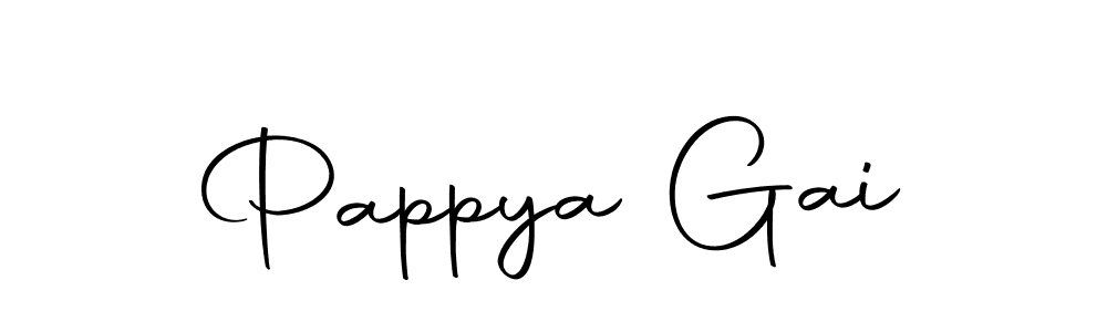 if you are searching for the best signature style for your name Pappya Gai. so please give up your signature search. here we have designed multiple signature styles  using Autography-DOLnW. Pappya Gai signature style 10 images and pictures png