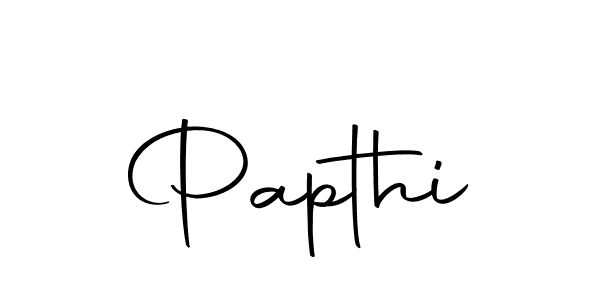 Papthi stylish signature style. Best Handwritten Sign (Autography-DOLnW) for my name. Handwritten Signature Collection Ideas for my name Papthi. Papthi signature style 10 images and pictures png