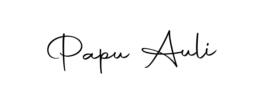 Here are the top 10 professional signature styles for the name Papu Auli. These are the best autograph styles you can use for your name. Papu Auli signature style 10 images and pictures png