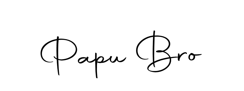 Make a beautiful signature design for name Papu Bro. Use this online signature maker to create a handwritten signature for free. Papu Bro signature style 10 images and pictures png