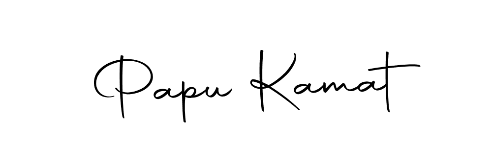 Design your own signature with our free online signature maker. With this signature software, you can create a handwritten (Autography-DOLnW) signature for name Papu Kamat. Papu Kamat signature style 10 images and pictures png