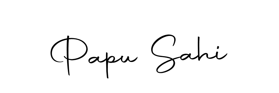 You should practise on your own different ways (Autography-DOLnW) to write your name (Papu Sahi) in signature. don't let someone else do it for you. Papu Sahi signature style 10 images and pictures png