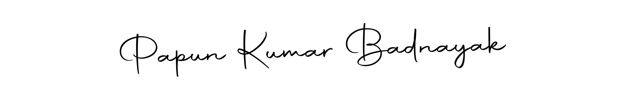 Make a beautiful signature design for name Papun Kumar Badnayak. Use this online signature maker to create a handwritten signature for free. Papun Kumar Badnayak signature style 10 images and pictures png