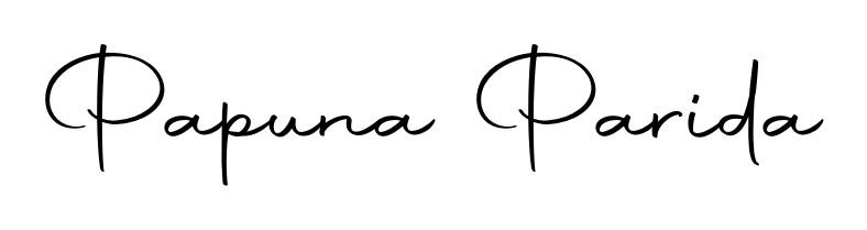You can use this online signature creator to create a handwritten signature for the name Papuna Parida. This is the best online autograph maker. Papuna Parida signature style 10 images and pictures png