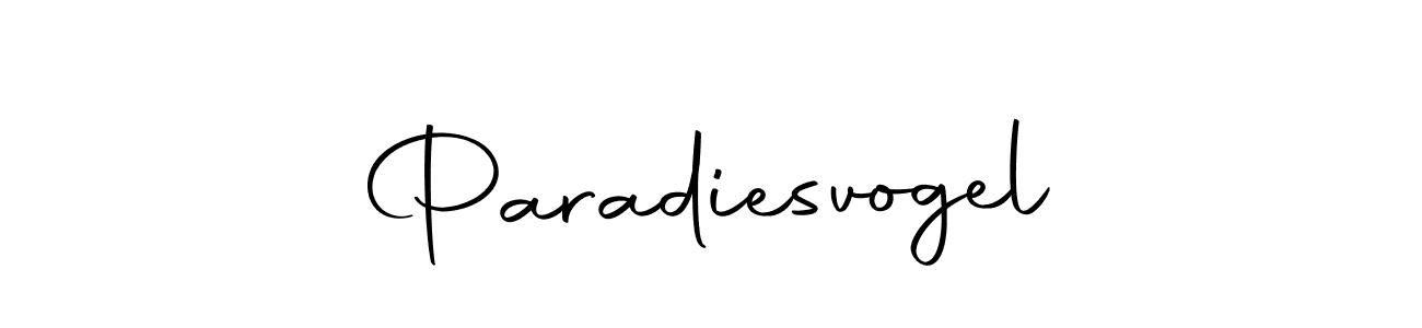 Use a signature maker to create a handwritten signature online. With this signature software, you can design (Autography-DOLnW) your own signature for name Paradiesvogel. Paradiesvogel signature style 10 images and pictures png