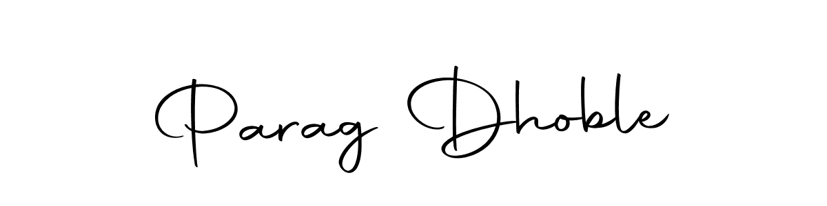 Create a beautiful signature design for name Parag Dhoble. With this signature (Autography-DOLnW) fonts, you can make a handwritten signature for free. Parag Dhoble signature style 10 images and pictures png