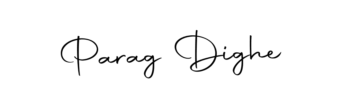 How to make Parag Dighe name signature. Use Autography-DOLnW style for creating short signs online. This is the latest handwritten sign. Parag Dighe signature style 10 images and pictures png