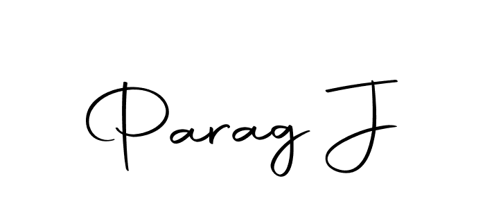 It looks lik you need a new signature style for name Parag J. Design unique handwritten (Autography-DOLnW) signature with our free signature maker in just a few clicks. Parag J signature style 10 images and pictures png