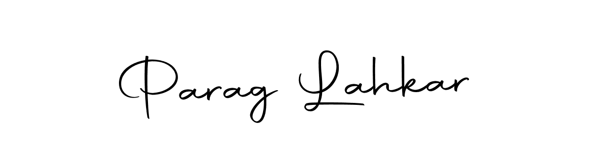 Create a beautiful signature design for name Parag Lahkar. With this signature (Autography-DOLnW) fonts, you can make a handwritten signature for free. Parag Lahkar signature style 10 images and pictures png