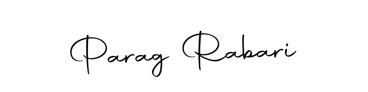 How to make Parag Rabari signature? Autography-DOLnW is a professional autograph style. Create handwritten signature for Parag Rabari name. Parag Rabari signature style 10 images and pictures png