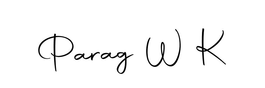 Parag W K stylish signature style. Best Handwritten Sign (Autography-DOLnW) for my name. Handwritten Signature Collection Ideas for my name Parag W K. Parag W K signature style 10 images and pictures png