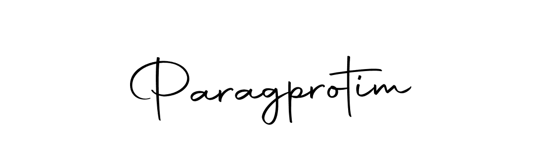 You should practise on your own different ways (Autography-DOLnW) to write your name (Paragprotim) in signature. don't let someone else do it for you. Paragprotim signature style 10 images and pictures png