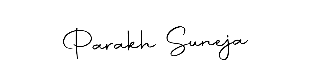 Parakh Suneja stylish signature style. Best Handwritten Sign (Autography-DOLnW) for my name. Handwritten Signature Collection Ideas for my name Parakh Suneja. Parakh Suneja signature style 10 images and pictures png