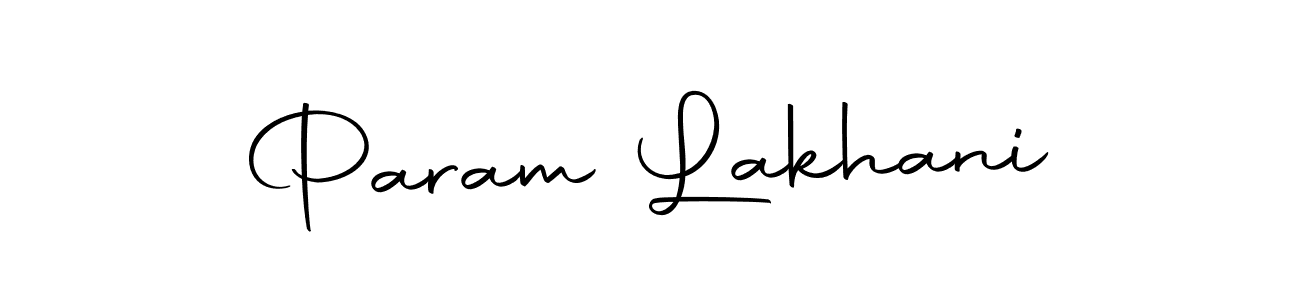 Also we have Param Lakhani name is the best signature style. Create professional handwritten signature collection using Autography-DOLnW autograph style. Param Lakhani signature style 10 images and pictures png