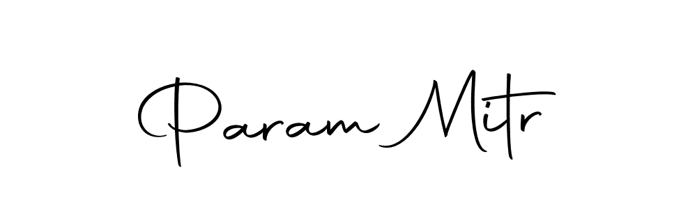 You should practise on your own different ways (Autography-DOLnW) to write your name (Param Mitr) in signature. don't let someone else do it for you. Param Mitr signature style 10 images and pictures png