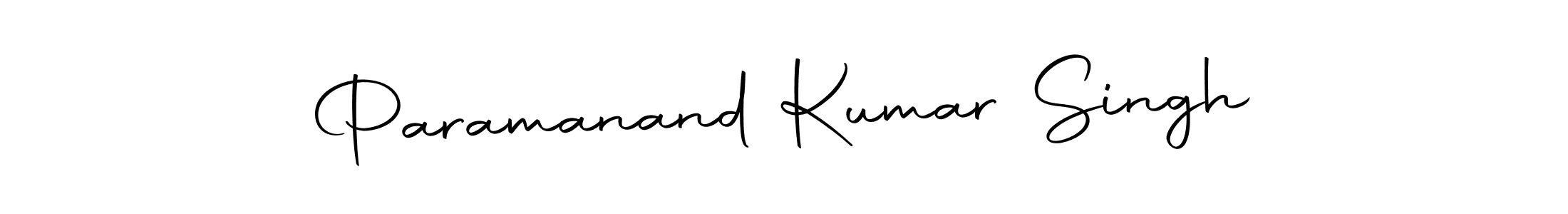 The best way (Autography-DOLnW) to make a short signature is to pick only two or three words in your name. The name Paramanand Kumar Singh include a total of six letters. For converting this name. Paramanand Kumar Singh signature style 10 images and pictures png