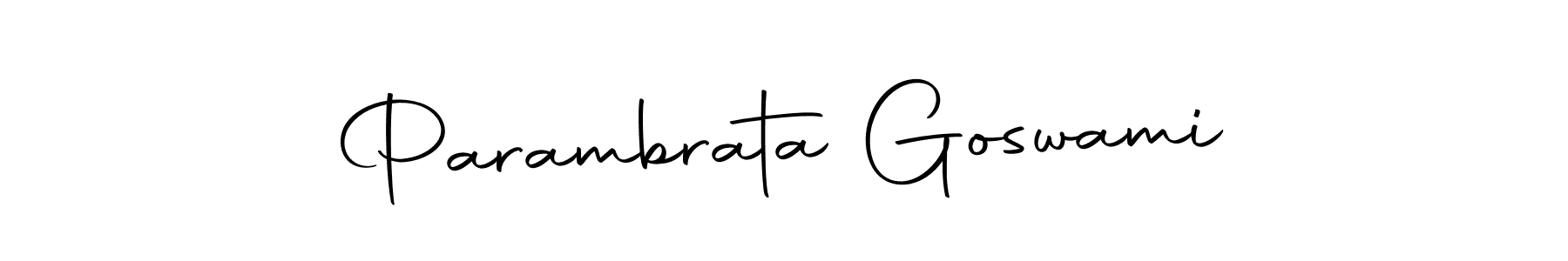 Make a short Parambrata Goswami signature style. Manage your documents anywhere anytime using Autography-DOLnW. Create and add eSignatures, submit forms, share and send files easily. Parambrata Goswami signature style 10 images and pictures png