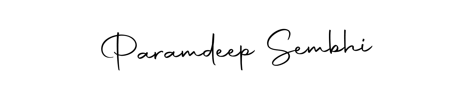 How to make Paramdeep Sembhi signature? Autography-DOLnW is a professional autograph style. Create handwritten signature for Paramdeep Sembhi name. Paramdeep Sembhi signature style 10 images and pictures png